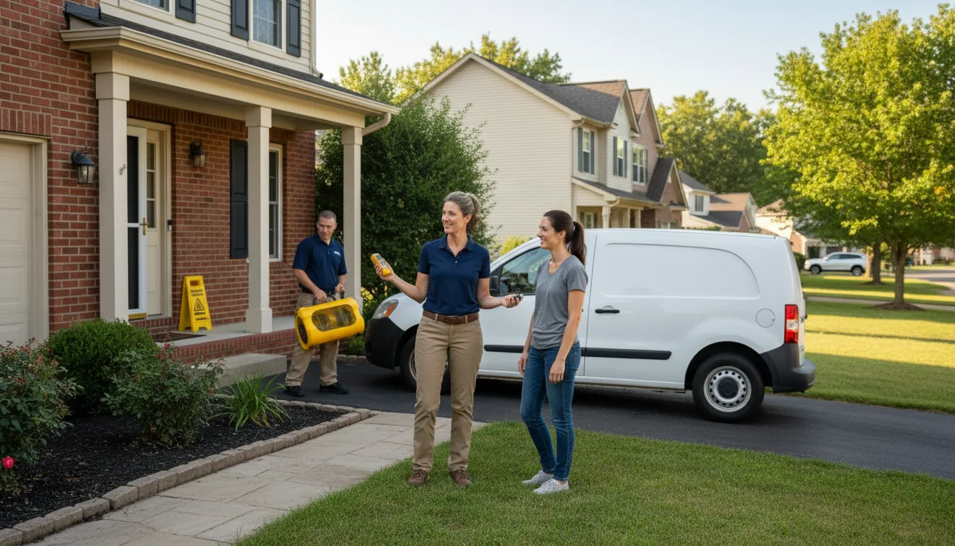 Residential water damage restoration in Bayview, ID